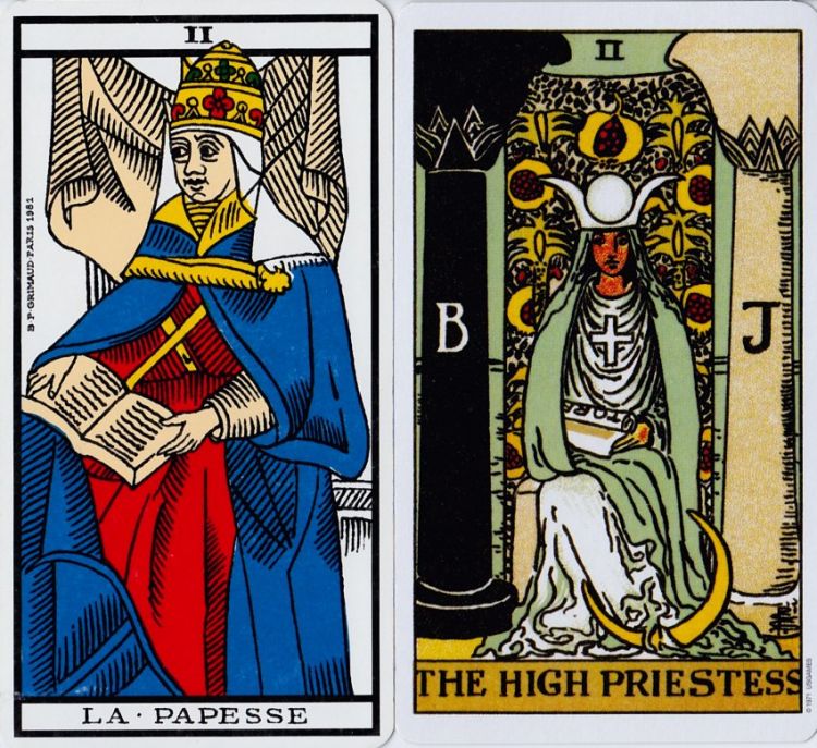 2. La Papessa / La Grande Sacerdotessa