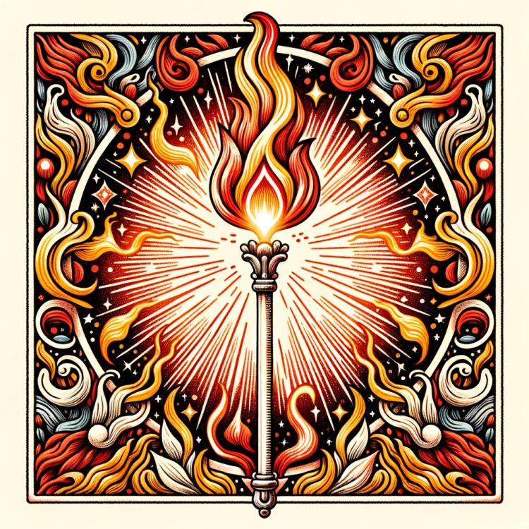 I Bastoni ( Il Fuoco = Desiderio )