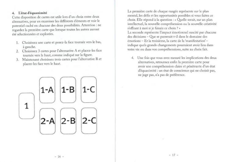 The booklet 1st part: Presentation of the game and 4 spreads