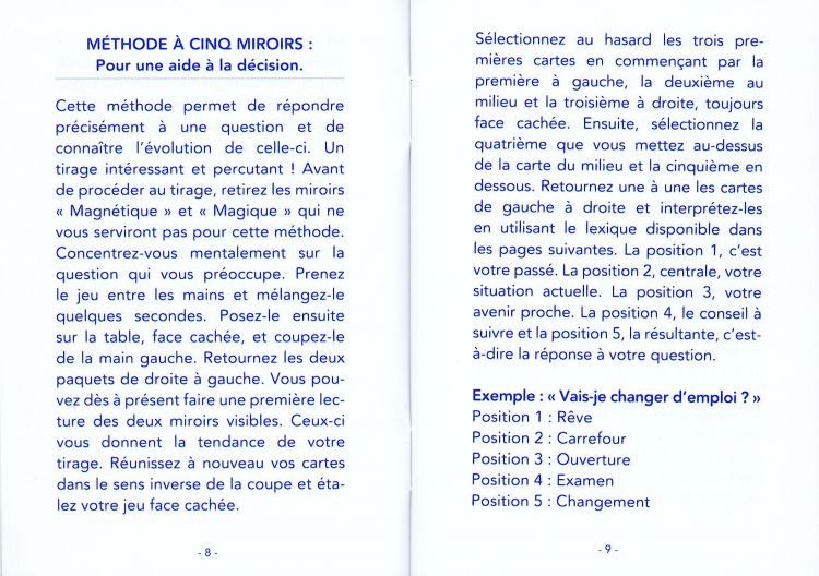 The booklet