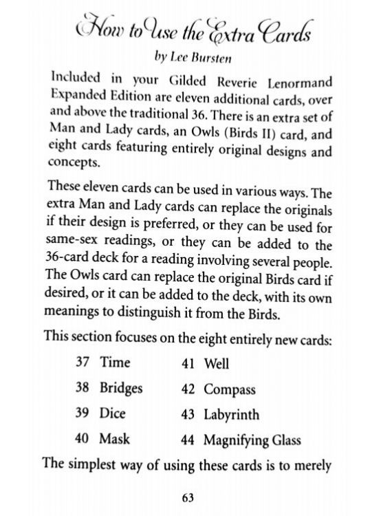 3a parte: Tiraggi delle carte